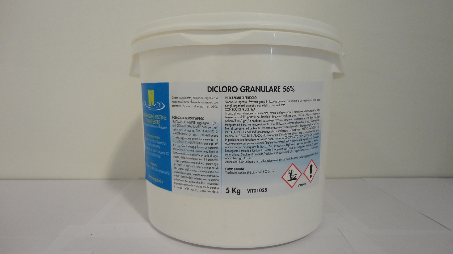 Cloro granulare 56% - 5 kg